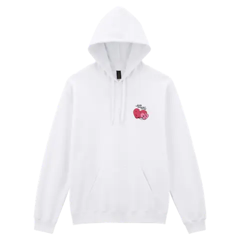 Mikina Láska Rozdiely Nevidí, Unisex, Biela