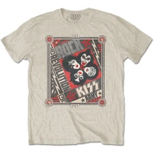 Kiss, Tričko Rock Revolution, Unisex, Natural