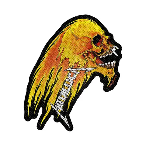 Flaming Skull Cut-Out