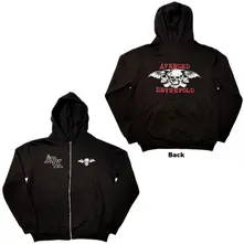 Avenged Sevenfold A7X, Mikina na zips Dead Head, Unisex, Čierna
