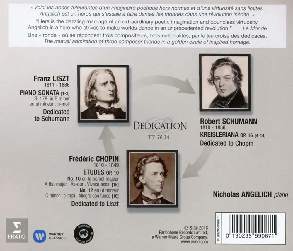 Nicholas Angelich – DEDICATION (CD)