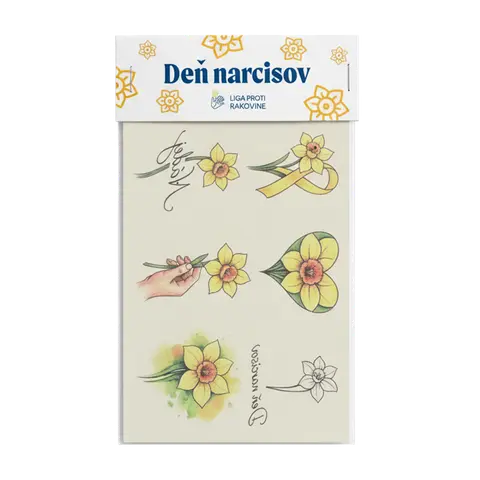 Narcisové tetovačky Kresky