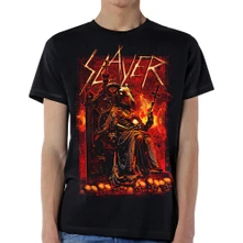 Slayer, Tričko Goat Skull, Unisex, Čierna