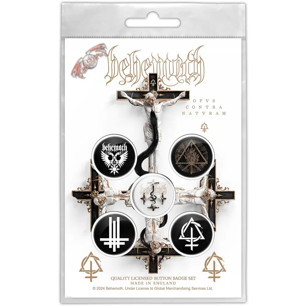 Behemoth – Opvs Contra Natvram (Button Badge Pack) (Odznak)