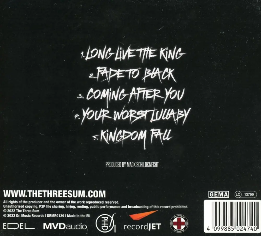 The Three Sum – KINGDOM FALL (CD)