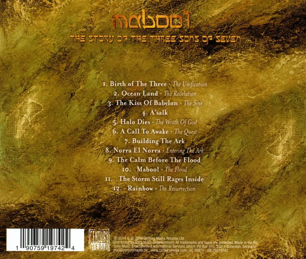 Orphaned Land – Mabool (Re-Issue 2019) (CD)