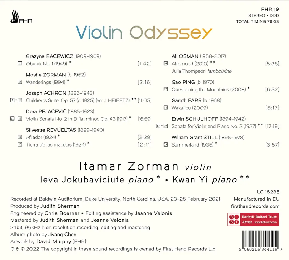 VIOLIN ODYSSEY