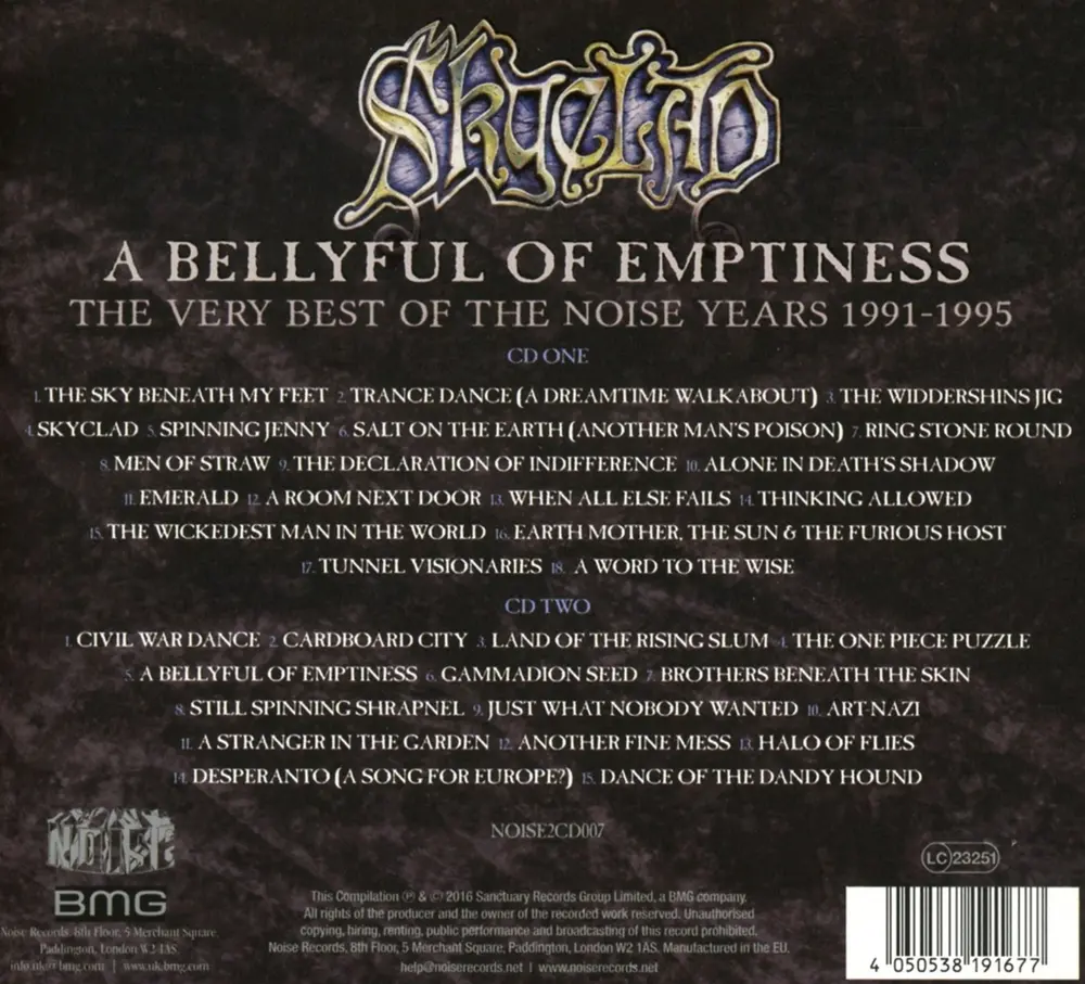 Skyclad – A BELLYFUL OF EMPTINESS: T (CD)