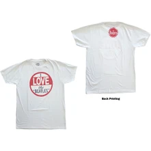 The Beatles, Tričko I Love The Beatles, Unisex, Biela
