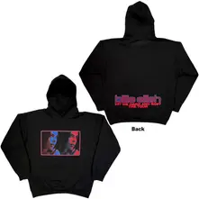 Unisex Pullover Hoodie: Hit Me Hard And Soft Tour (Black) (Back Print) thumbnail