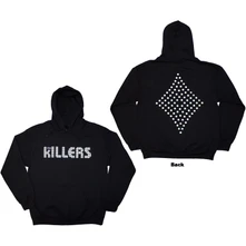 The Killers, Mikina Tour '24 Dots Logo Diamond, Unisex, Čierna