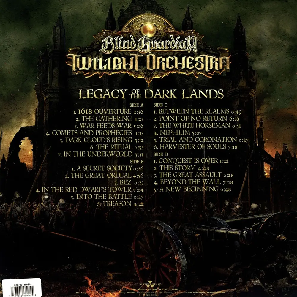 Blind Guardian Twilight Orchestra – LEGACY OF THE DARK LANDS (Vinyl)
