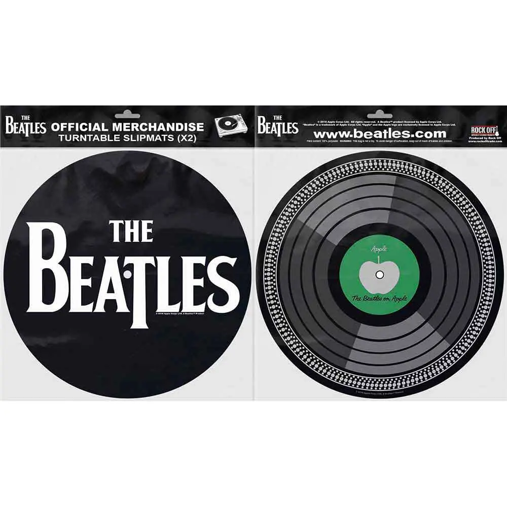 The Beatles – Drop T Logo & Apple Turntable (Podložka pod vinyl)