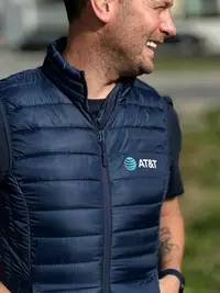 Team colors – AT&T Logo Bodywarmer (Vest)