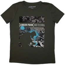 Linkin Park, Tričko Meteora Drip Collage, Žena, Zelená