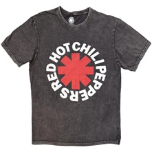 Tričko Unisex Stone Wash T-Shirt: Classic Asterisk (Charcoal Grey)