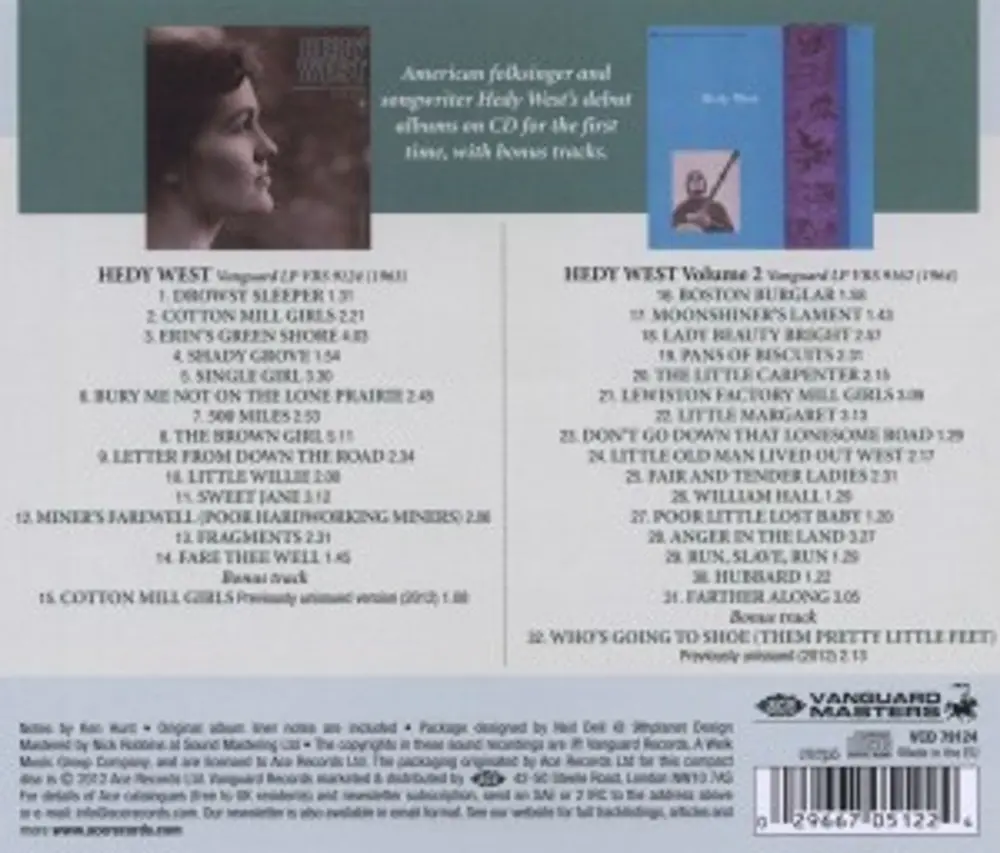 HEDY WEST VOLUME 2