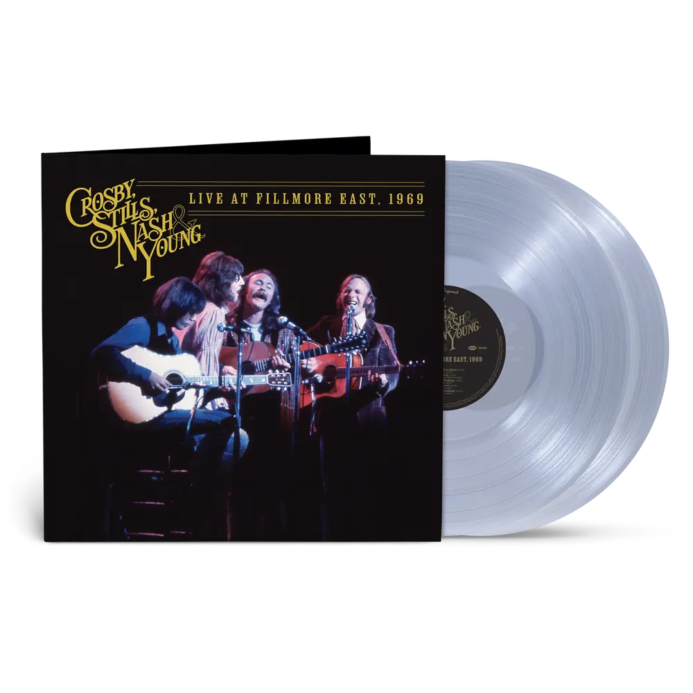 Crosby, Stills, Nash & Young – LIVE AT FILLMORE EAST, 1969 (LIMITED CLEAR VINYL) (Vinyl)