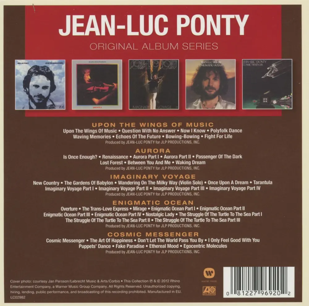 Jean-Luc Ponty – ORIGINAL ALBUM SERIES (CD)