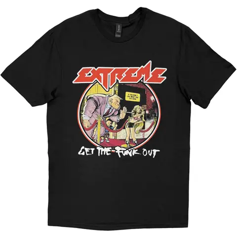 Extreme – Tričko Get The Funk Out (Čierna), Unisex, Čierna