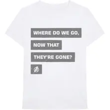 Avengers Now That They're Gone (Blanca) (Camiseta)