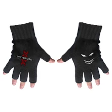 DISTURBED, Rukavice Reddna, Unisex, Čierna