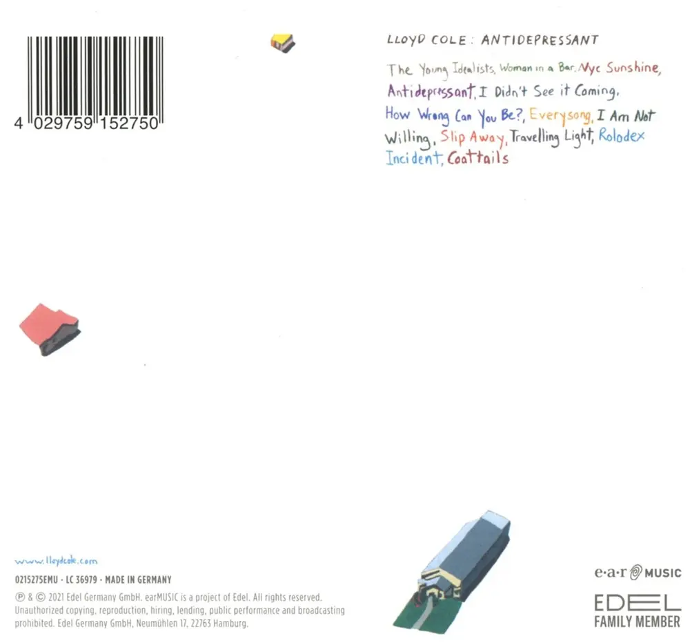 Lloyd Cole – ANTIDEPRESSANT (CD)