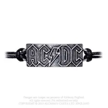 AC/DC – Lightning Logo (Corded Wrist Strap) (Náramok)