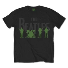 The Beatles, Tričko Saville Row Line Up, Unisex, Čierna