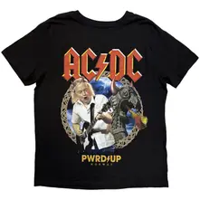Unisex T-Shirt: PWR'D-UP Norway EU Tour '25 (Black) (Back Print & Ex-Tour) thumbnail