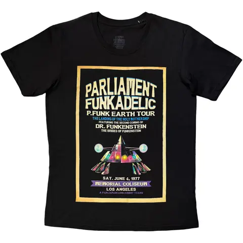 Unisex T-Shirt: P-Funk Earth Tour (Black)
