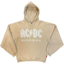 Ladies Unplugged Pullover Hoodie: Back In Black (Natural) thumbnail