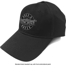Guns N’ Roses, Šiltovka White Circle Logo, Unisex, Čierna