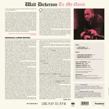 Walt Dickerson – DICKERSON, WALT - TO MY QUEEN (Vinyl)