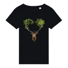 Tricouri – Jeleň a strom - kráľ lesa - farebné (Tricou)