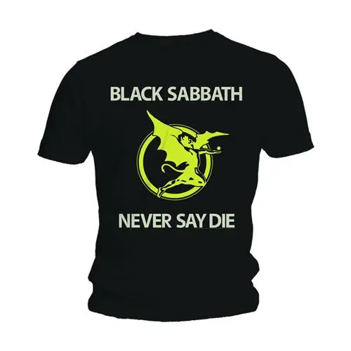 Black Sabbath – Never Say Die (Čierna) (Tričko)
