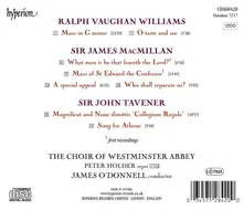 VAUGHAN WILLIAMS, TAVENER & MACMILLAN thumbnail