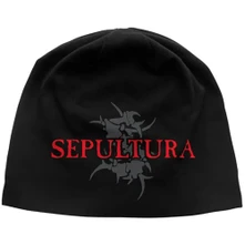 Sepultura, Čapica Logo & Tribal S JD Print, Unisex, Čierna