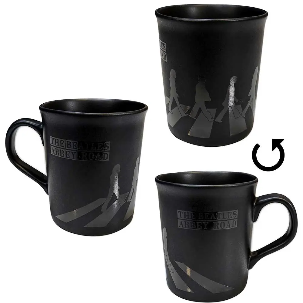 Unboxed Mug: Abbey Road Crossing Matte (Black)