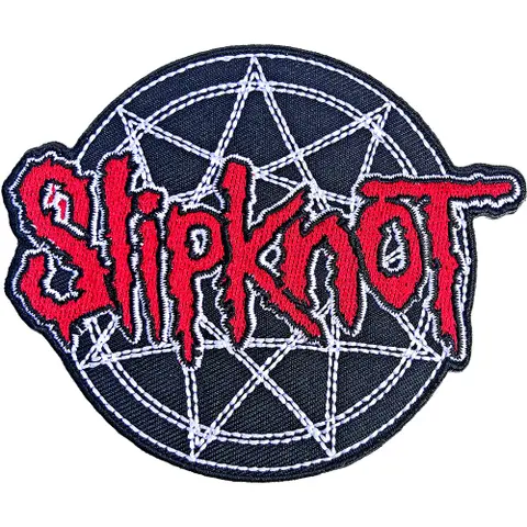 Red Logo Over Nonogram