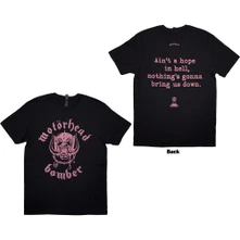 Motörhead, Tričko Bomber Lyric, Unisex, Čierna