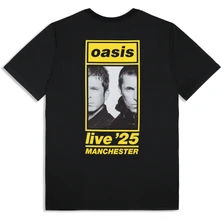 Tričko Unisex T-Shirt: Manchester 16 July Event (Black) (Back Print & Ex-Tour)
