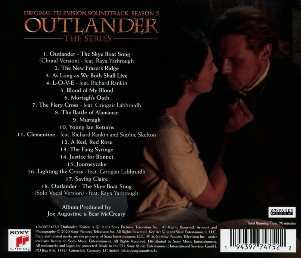 Outlander: The Series (Original Televison Soundtrack: Season 5)