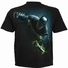 Unisex T-Shirt: Batman Injustice 2 (Black) (Back Print) thumbnail