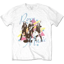 Roxy Music, Tričko Guitars, Unisex, Biela