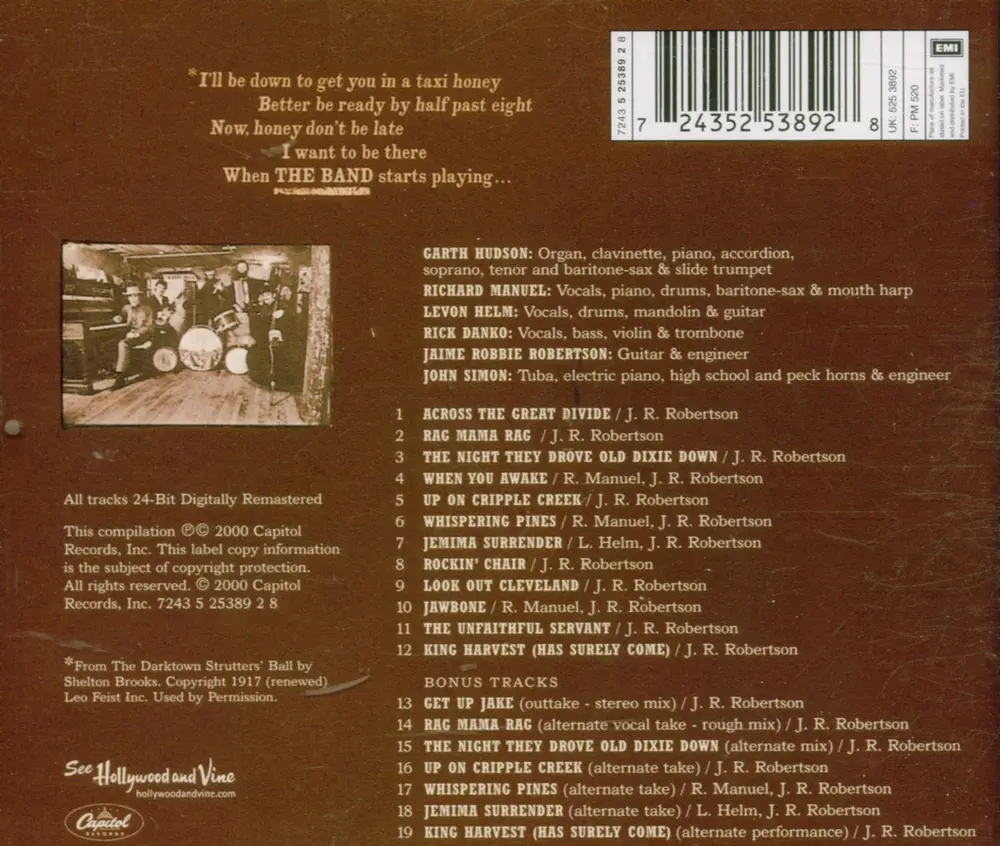 The Band – BAND (CD)