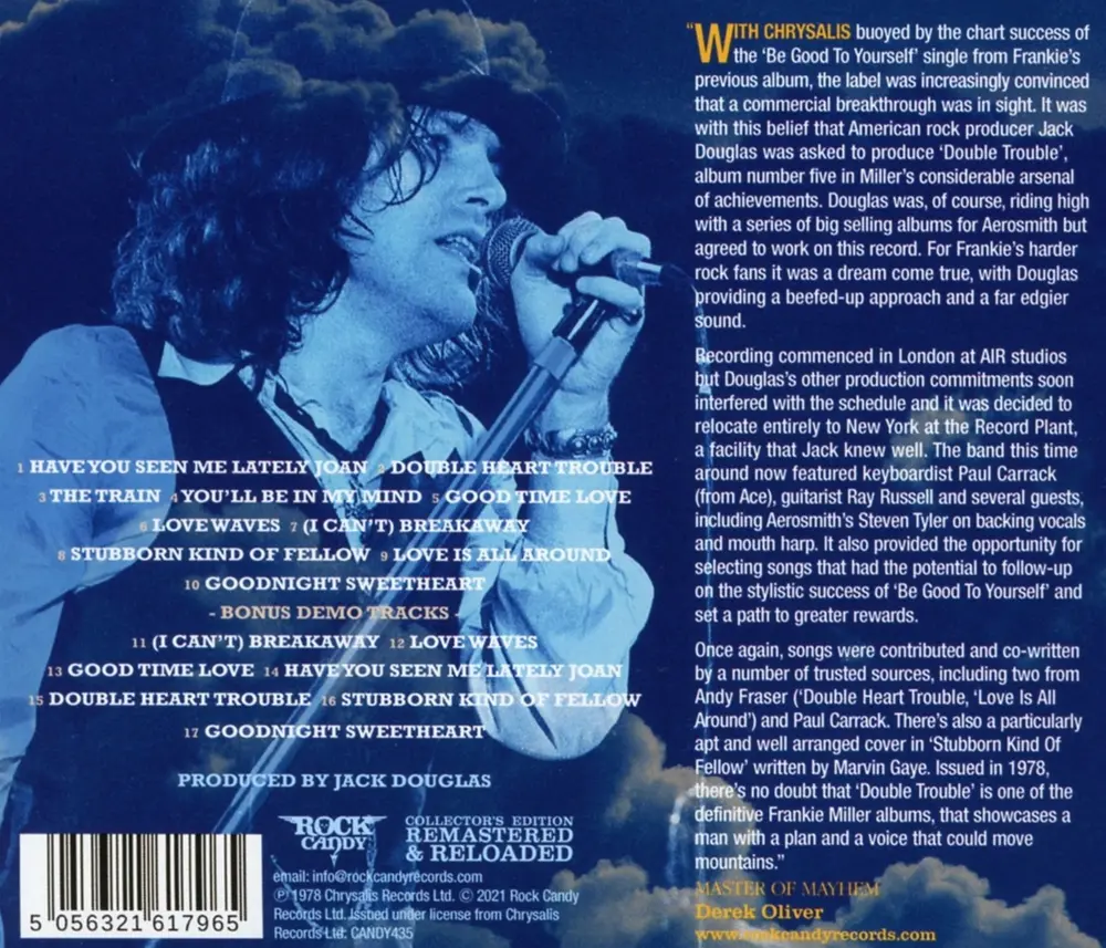 Frankie Miller – DOUBLE TROUBLE (CD)
