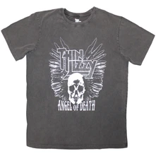 THIN LIZZY, Tričko Angel Of Death, Unisex, Šedá