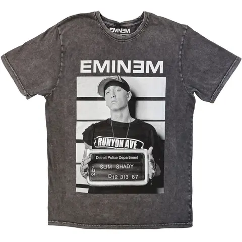 Unisex Stone Wash T-Shirt: Arrest (Charcoal Grey)