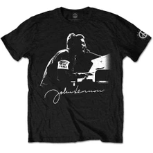 John Lennon, Tričko People for Peace, Unisex, Čierna